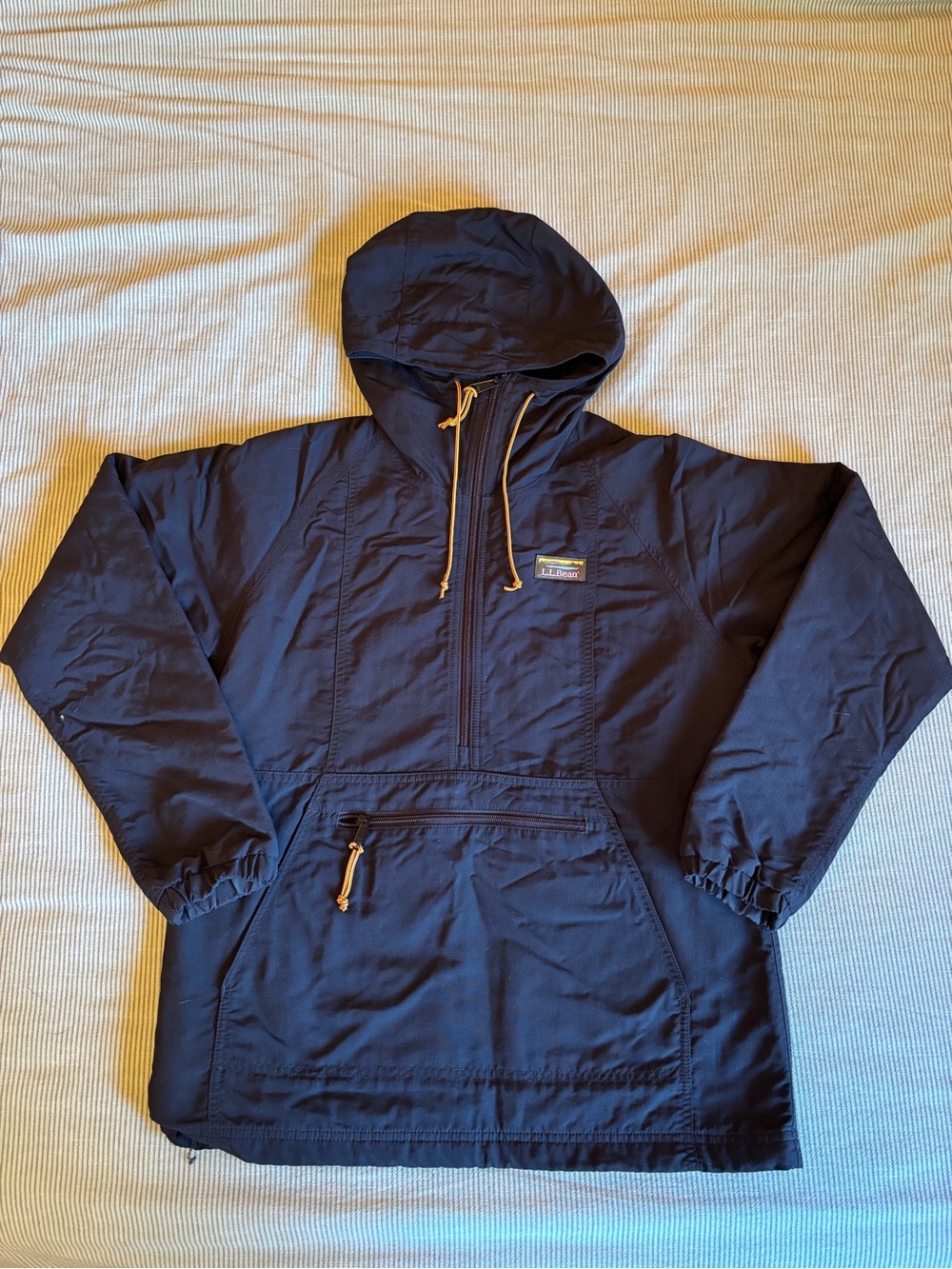 LL Bean Hooded Anorak Pullover Jacket